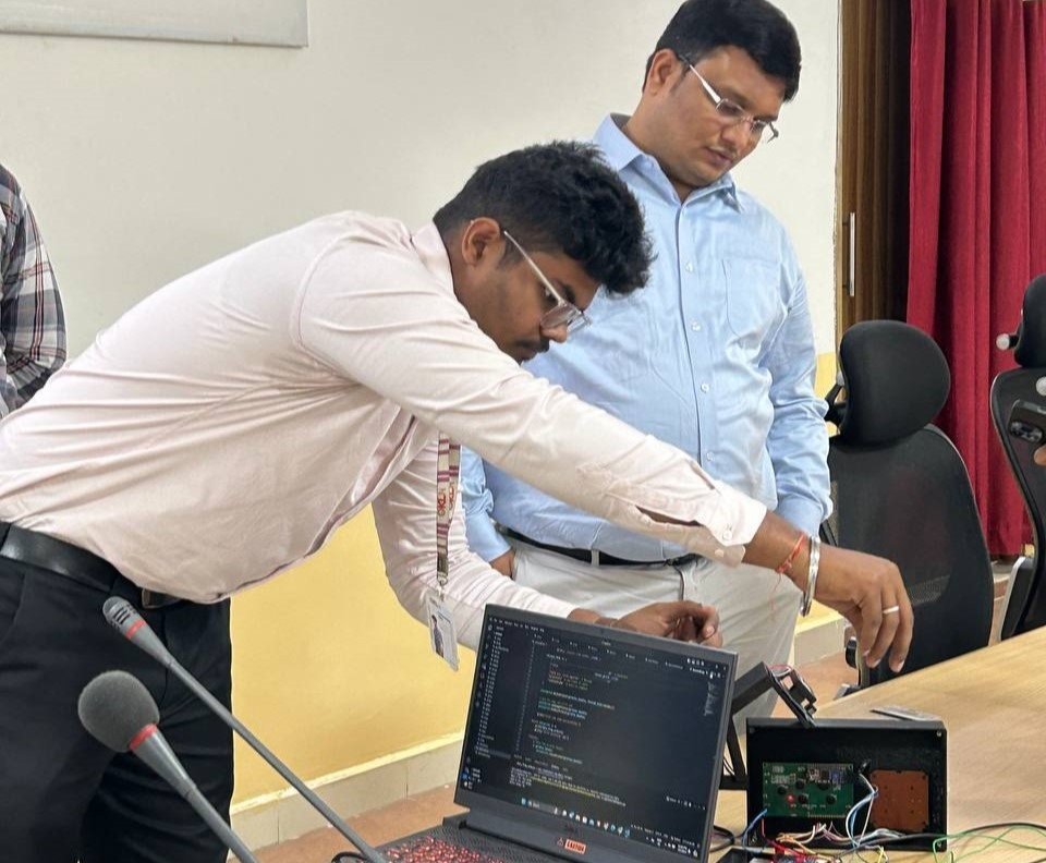 Dine-A-Tap Demo at KL University